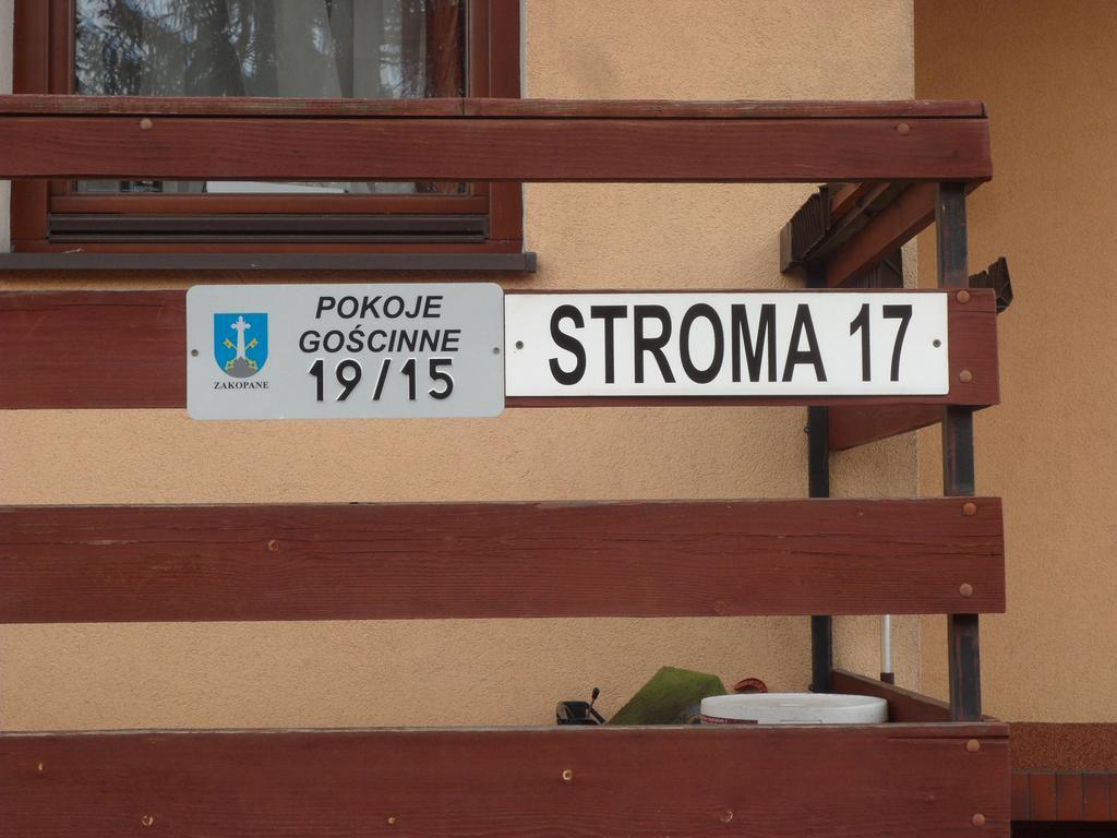 Pokoje Goscinne Na Stromej Закопане Екстер'єр фото